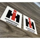 International Harvester 4   x 4    Plastic Decal Sign Plaque- Set Of 2