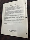 Midway Mortal Kombat Combat 2 Ii Kit Arcade Video Game Operation Manual