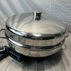 Farberware 12  Electric Stainless Skillet Made In Usa Model 344a