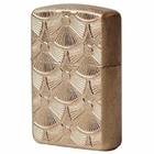 Zippo Windproof Armor Fanned Discs Tumbled Brass Lighter   28541  New In Box