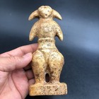 Top Collect  hong Shan  Culture Old Jade Carved  sun God  Statue 16 7cm