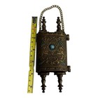 Vintage 10 Commandments Brass Jerusalem Torah Made In Israel Judaica Decor