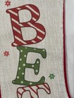 Christmas Stocking Personalized Beth Embroidered On Front Red Velvet