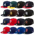 Mlb Fitted Hat Solid Color Era Baseball Cap 59fifty Basic Stitched Men Hat New