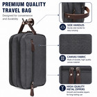 Travel Toiletry Bag Portable Cosmetic Makeup Organizer Large Capacity Waterproof