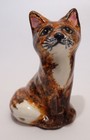 Babbacombe Blp Pottery England   Small Red Fox    Pie Bird Vent funnel