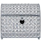 Mdluu Wedding Card Holder Box Treasure Chest Wedding Money Box With Heart Sha   
