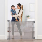 Regalo Retractable Baby Safety Gate 2 Pack 50  Wide Wall Mount Mesh Gate
