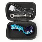  Pack Of 2   4   Tobacco Smoking Glass Pipe Collectible Handmade Pipes With Box