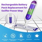 Bisenkud 1 Pack Rechargeable Battery Replacement For Swiffer   Power   