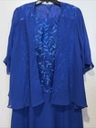 Women s Formal Mother Of Bride Sequin Detail Long Evening Dress Size 16