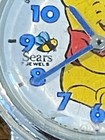 Vtg Sears Winnie The Pooh Wrist  Watch 7 Jewels Honey Pot Walt Disney Production