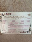 Set Of 2 Martin Queen Ann Hand Hooked Wool Chair Pads 15    Floral Round
