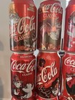 1995 Thru 2000 Rare Holiday Santa Coca Cola Coke Cans Vintage X19 Unopened Empty