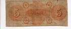 Louisiana - New Orleans - Bank Of Louisiana - 1862  5 - Civil War - Scarce 