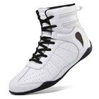 Professional Men Wrestling Boots High Top Training Shoes Combat Boxing Shoes