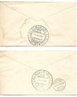 2 Japan Air Lines 1954 First Flight Covers Tokyo Sao Paulo Brazil Par Avion