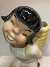Mcm Vintage Royal Copley Asian Girl Ceramic Planter Ohio Usa Collectable