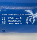 Miller Time Beer Kool Kan Insulated Blue Foam Koozie Beverage Can Drink Holder