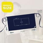 Server Waist Apron 34 w 18 h 3 Pockets Waterproof Black Bistro Restaurant