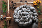 Merino Natural Undyed Wool Roving Combed Top Spinning Or Felting Fiber 4 Oz