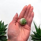 Green Flower Agate Crystal Sphere   19 