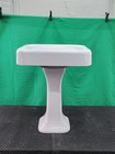 Pedestal Sink Cast Iron Vintage Bathroom Professionally Refinished