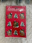 Lot Of Vintage Stickers Christmas 80s 90s American Greetings Gibson Scrapbook