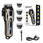 Kemei Professional Hair Clipper  Trimmer  Beard Shaver Set For Men Rechargeable