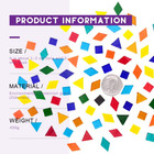 1 Pound Mosaic Tiles Mixed Color And Shapes Mosaic Glass Pieces With Organizing 