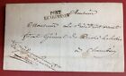 France  1843  Stampless Cover folded Letter From Pont Beauvoisin To Chamberly