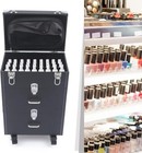Rolling Cosmetic Makeup Train Trolley Case Storage Organizer Luggage Box