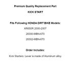 For Honda Xr650r Xr 650r 2000-2007 Kick Start Starter Lever   28300-mbn-670