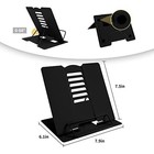 Metal Book Stand Adjustable Book Holder For Reading