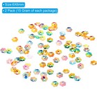 30 Gram 2pcs Sequins And Spangles  Mix Colors  Concave Flowers
