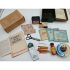 Vintage Johnson   Johnson Official Girl Scouts First Aid Kit Tin With Supply