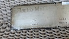 1979 Southern central Of Georgia Sd40-2  3318 Diesel Locomotive Builder Plate