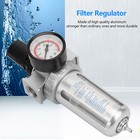 Bsp1 2  Air Compressor Oil Water Separator Filter Regulator Pressure Gauge Us