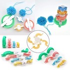 Pompom Maker Kit  Knitting Loom Fluff Ball Weaver Needle Craft Diy Knitting C   