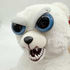 Feisty Pets Polar Bear Plush Karl The Snarl White Changing Face Blue Eyes W  Tag