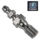 2 Titanium  Brake Single Banjo Bolts W Bleeder For Brembo Calipers M10 X 1 0