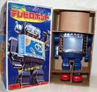 Vintage Video Robot Japan Horikawa Tv Robot Battery Operated