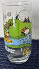 5 Vintage Peanuts Mcdonald s Glasses - Camp Snoopy Collection 1980s Pre-owned 