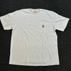 Carhartt Original Fit Pocket 2 T Shirt Lot Mens Xl Gray White K87 Fast Shipping