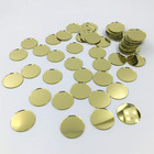 3 4  Round Mirror Mosaic Tiles Gold Coat Craft Mirror Circles Bulk 100 Pieces  d