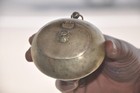 Vintage Brass Handcrafted Solid Fine Quality Powder Box  Nice Patina