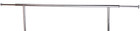 Chrome Single-rail Collapsible Salesman Clothing Rack