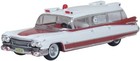 New Release Oxford Ho 1 100 Vehicle 1959 Cadillac Miller Ambulance   87cm59001