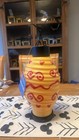 Disney Mad Tea Party Tabletop Light Vault Collection Yellow Mickey Lantern New