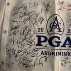 Pga Championship 2026 Signed Field Flag Rory Mcilroy Scottie Spieth Thomas